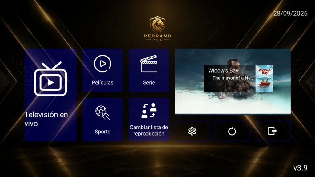 IBO 3.9 Multi-Temas - Pantalla de Inicio
