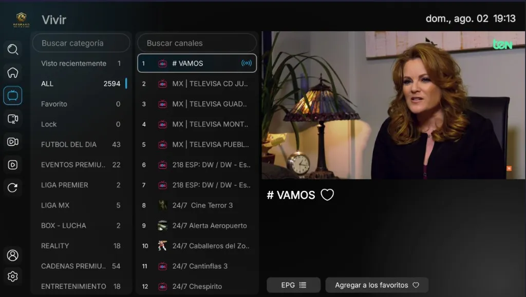 IBO 4K Auto Demo - TV en Vivo