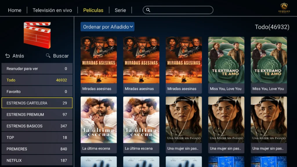 IBO Blue - Catálogo de Películas