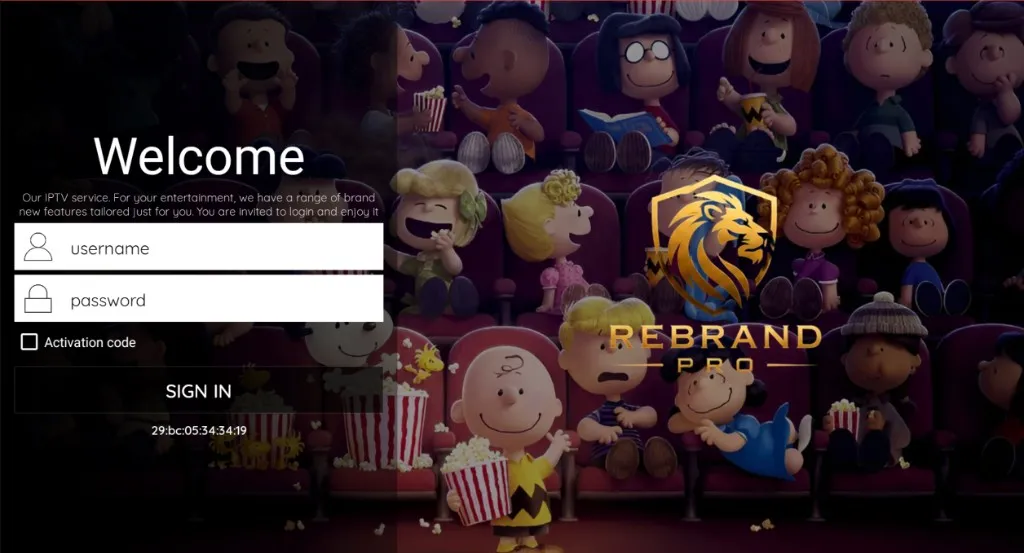 IBO Pro 17 Temas - Pantalla de Login