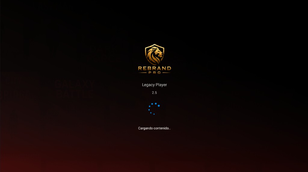 Legacy Player - Cargando Contenido