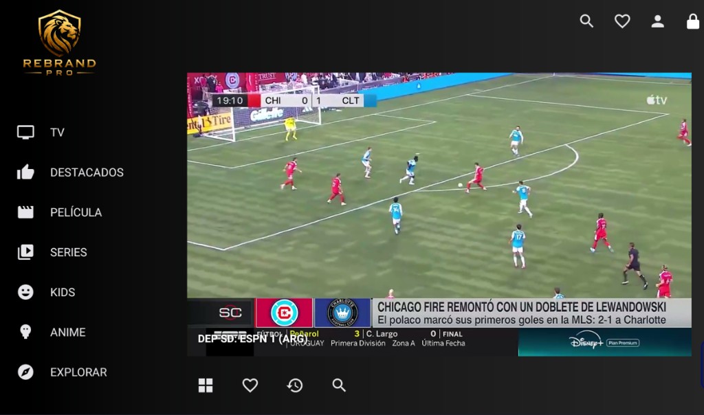 Tipo Magis / Xuper - Pantalla Principal