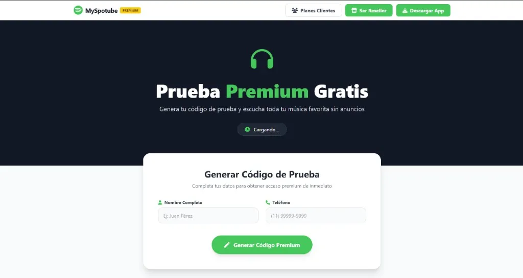 MySpotube - Página de Demos