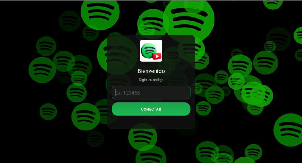MySpotube - Pantalla de Login