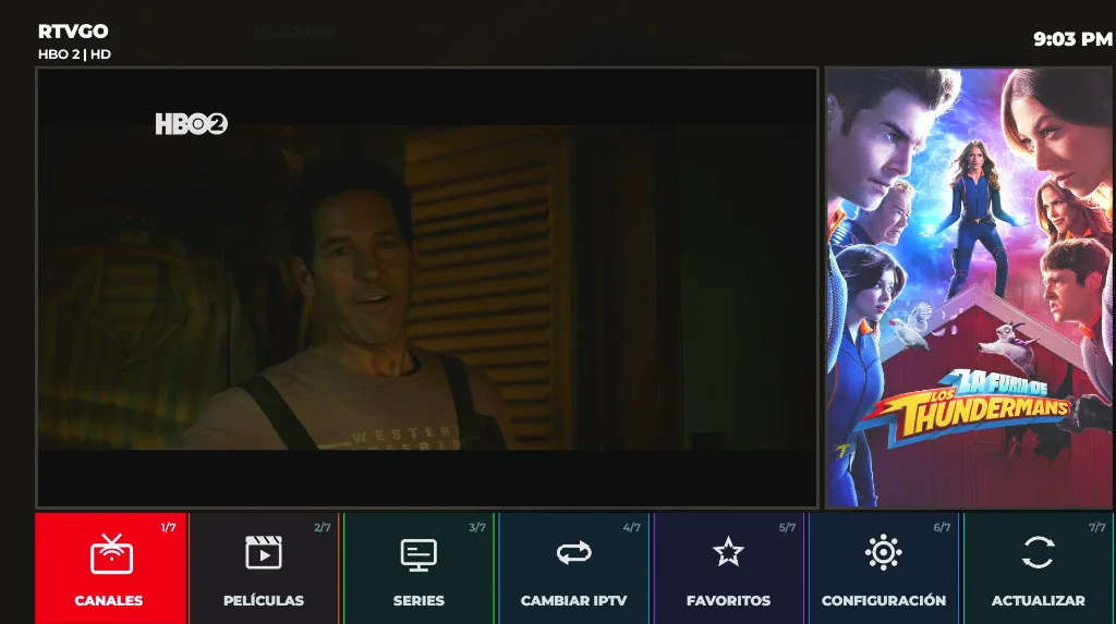 ROKU FLUJO - Dashboard y Menú Principal