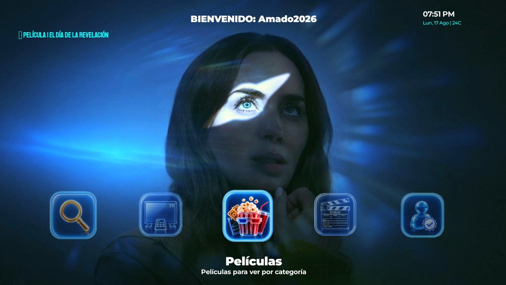ROKU GLASS - Menú Principal