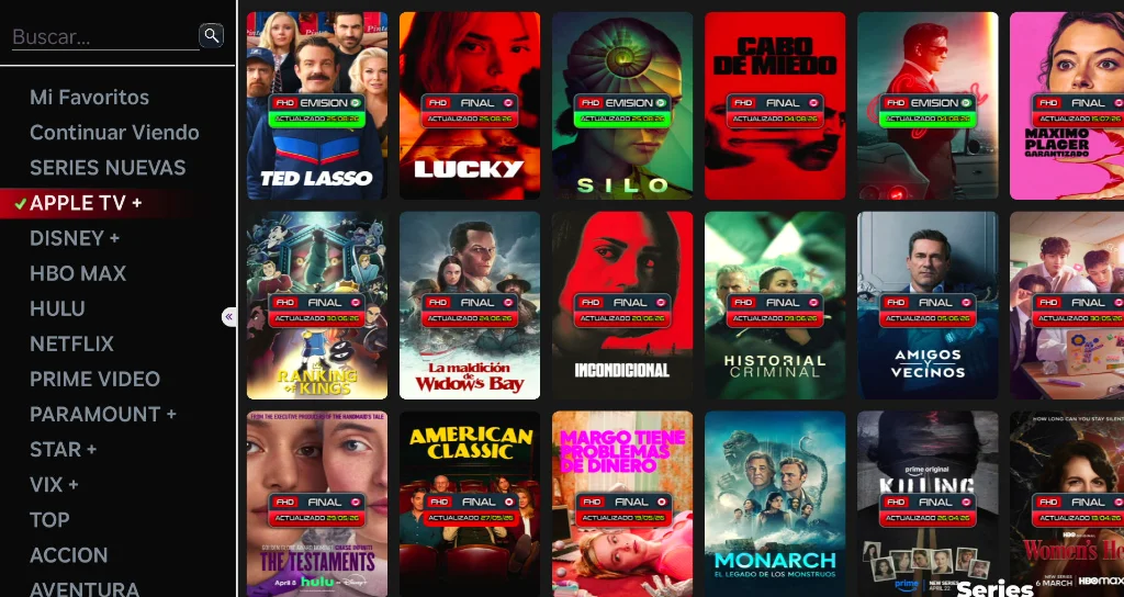 ROKU ESTILO NETFLIX - Catálogo de Series Apple TV+