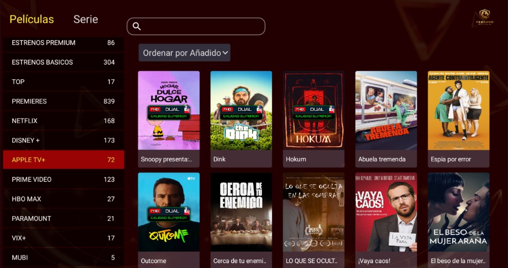 IBO UniTV 2 - Catálogo de Películas