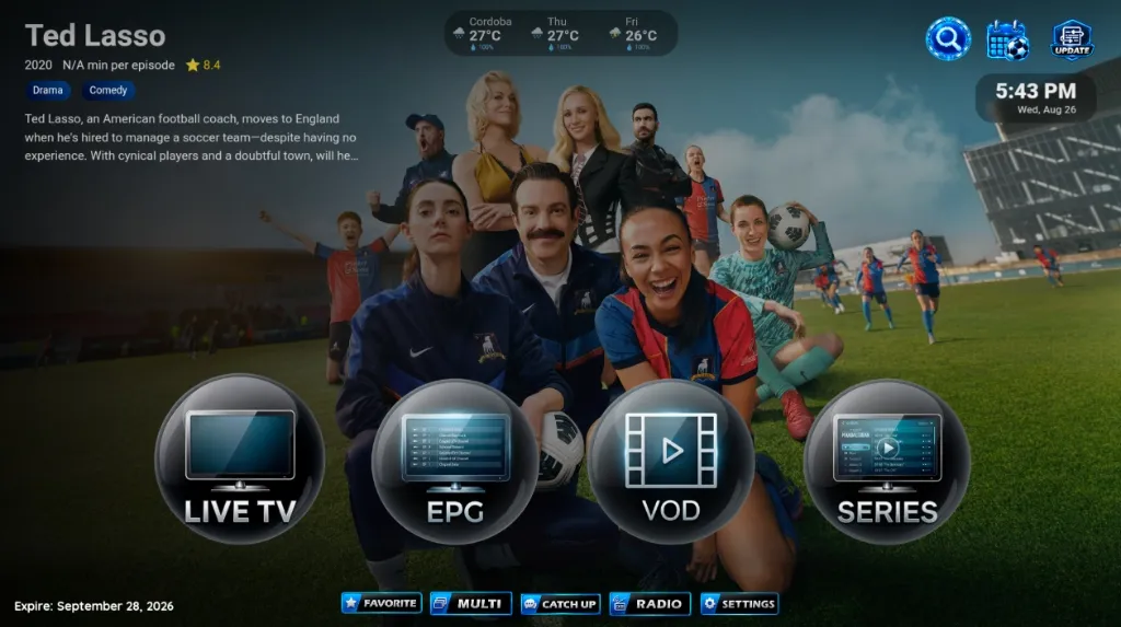XCIPTV 3004 + MEGA PANEL WEB - Player Info