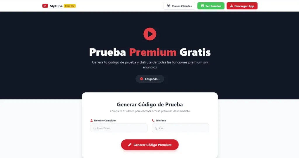 YouTube Premium - Página de Demos